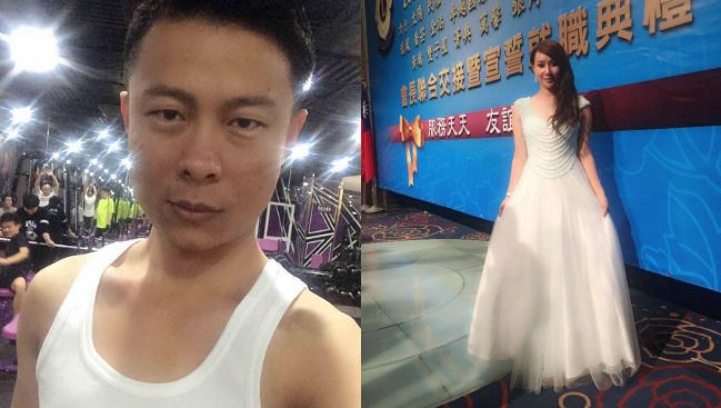 擁吻「邱主任」的上海男　臉書開嗆了