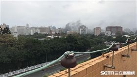 台北,消防,火災,起火,火勢,餐廳,南海路-記者潘千詩攝