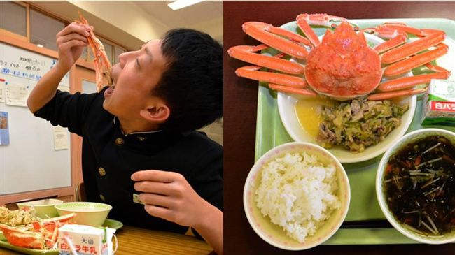 學生午餐大嗑松葉蟹？背後原因暖爆！