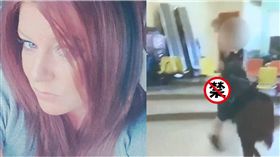 老師,曝光,下體,側空翻,奧克拉荷馬州,女教師,美國,每日郵報,猥褻　圖／翻攝自YouTube