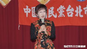 國民黨台北市黨部新春團拜，主席洪秀柱、副主席郝龍斌到場賀新春 圖／記者林敬旻攝