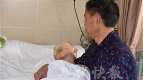 中國大陸,安徽,男童,自焚,燒傷（圖／翻攝自騰訊新聞）