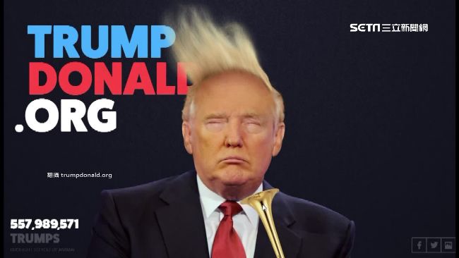 川普衣Q不及格！膠帶黏領帶成笑點