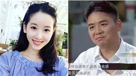 劉強東上節目公開談妻子章澤天。（合成圖／翻攝自章澤天IG、新浪娛樂微博）