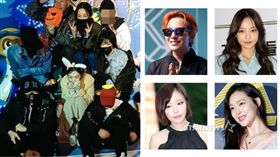 圖翻攝自韓網 GD 雪莉、具荷拉、佳人