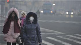 -霧霾-空污-哈爾濱-（圖／美聯社／達志影像）