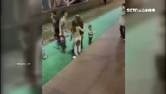 極限運動場溜滑梯　家長怒嗆滑板玩家