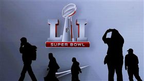 ▲休士頓街頭瀰漫超級盃的氛圍。（圖／美聯社／達志影像）