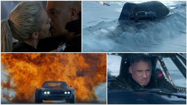 《玩命8》唐老大尬車　飛越潛艇超狂