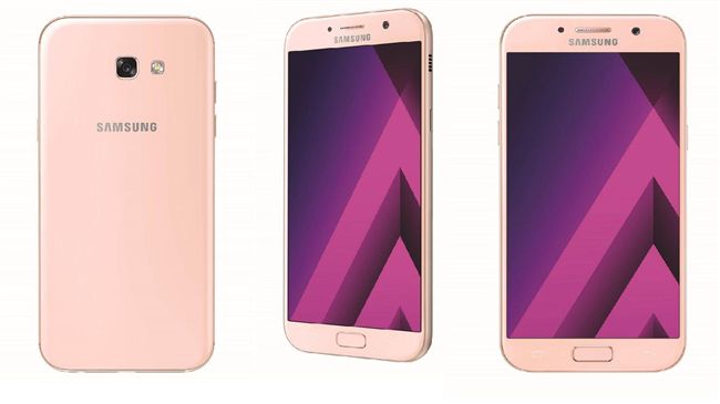 三星中階機Galaxy A推魅桃粉