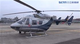 行政執行署台北分署法拍中興航空直升機。台北分署提供