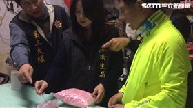 驚！黑心業者用工業染料製作紅湯圓（圖／台中市衛生局）