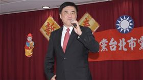 國民黨台北市黨部新春團拜，主席洪秀柱、副主席郝龍斌到場賀新春 圖／記者林敬旻攝