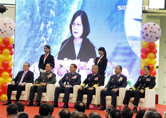 國防部出席「新式高教機委製協議書暨合作備忘錄簽署啟動典禮」。（記者邱榮吉/攝影）

