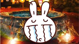 日月潭,燈會,南投燈會,南投,花燈,充氣式泳池　圖／翻攝自臉書