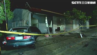 轎車高速衝進民宅　無辜屋主被撞死
