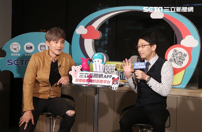 安安大明星會客室- 是元介Jay Shih駕到，未發表的新歌將在節目中首度唱給大家聽。（記者邱榮吉/攝影）