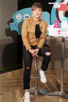 安安大明星會客室- 是元介Jay Shih駕到，未發表的新歌將在節目中首度唱給大家聽。（記者邱榮吉/攝影）