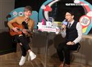 安安大明星會客室- 是元介Jay Shih駕到，未發表的新歌將在節目中首度唱給大家聽。（記者邱榮吉/攝影）