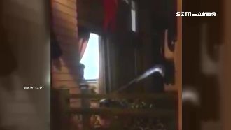 惡鄰拿長鐮刀　半夜伸進窗戶搞破壞