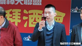 富邦悍將領隊蔡承儒(圖／記者王怡翔攝)