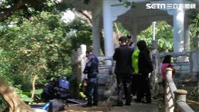 楊姓獨居老翁在碧湖公園上吊自殺，還留下遺書請親戚與殯葬友人替他處理身後事，透露死意堅決（翻攝畫面）