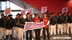 Lamigo桃猿新球季口號「捷」（圖／記者陳怡汝攝）