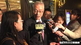 吳敦義談黨主席選舉。（圖／記者陳彥宇攝）