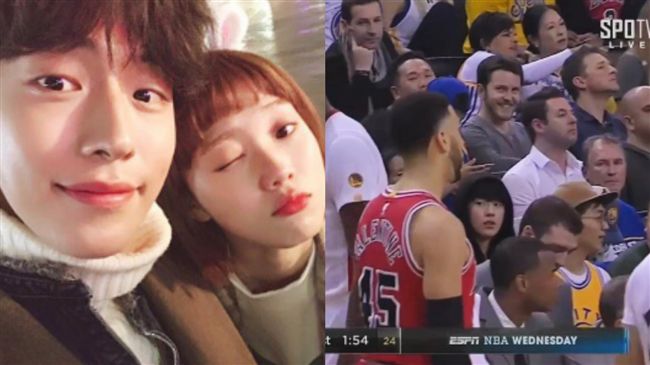 南柱赫看NBA　遭李聖經出賣迷弟臉
