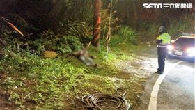 陳男疑似注射毒品又碰上寒流山區低溫而暴斃（翻攝畫面）