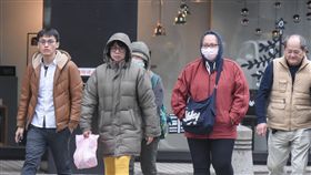 冬天,寒流,冷氣團,冷鋒,天氣,氣溫,低溫,急凍 圖／記者林敬旻攝