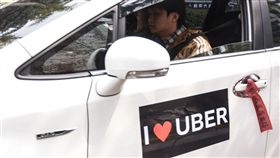 Uber停業,交通部靜坐抗議,公路法 圖／記者林敬旻攝