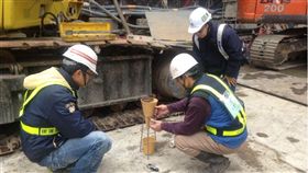 萬大線,捷運,連城路連續壁F82單元穩定液查驗
（圖／台北市政府提供）