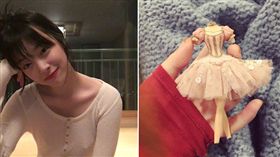 雪莉PO出詭異娃娃照。（合成圖／翻攝自雪莉IG）