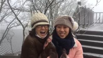 合歡山雪花片片　高山可望再降雪