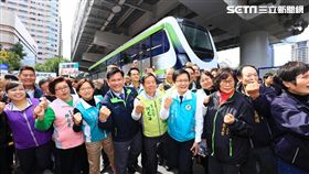 捷運車廂抵台遊行慶祝　林佳龍：台中捷運時代來臨！