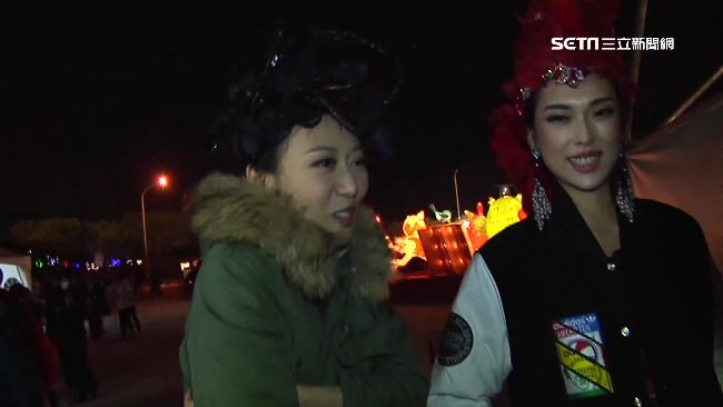 雲林燈會時裝走秀　模特兒冷到流鼻水