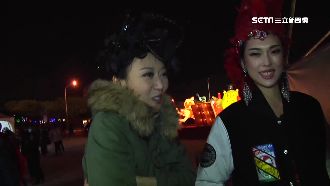 雲林燈會時裝走秀　模特兒冷到流鼻水