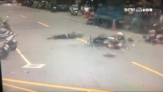 慈父載愛女上班　遭對向機車撞飛喪命