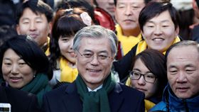 Moon Jae-in,문재인,文在寅,總統,南韓,民調,朴槿惠
圖／路透社／達志影像