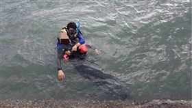 天氣寒冷，1名男子13日下午在新北市淡水區突然躍下淡水河，消防單位據報前往搶救；男子被救起時意識清醒，已送往醫院治療。（中央社）
