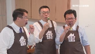 綠委「番薯3兄弟」　情人節揪做甜點
