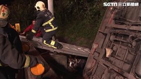 遊覽車,國道,翻覆,車禍