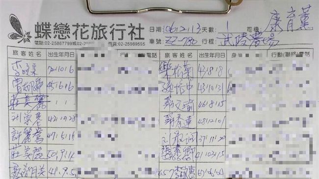 遊覽車國5翻覆　乘客死傷名單公布