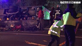 遊覽車,國道,翻覆,車禍