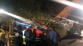 賞櫻團翻車、蝶戀花旅行社、遊覽車國道翻覆／中央社