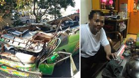 武陵賞櫻團翻車、蝶戀花旅行社、遊覽車國道翻覆、遊覽車翻車、國道車禍、駕駛(圖/翻攝自臉書)
