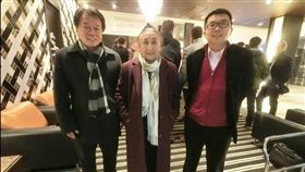 台聯黨主席劉一德與組織部主任張兆林與維吾爾人權領袖熱比婭會面。（台聯提供）