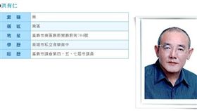 ▲洪有仁。圖翻攝自嘉義市議會