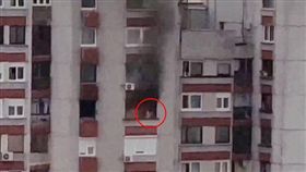 波士尼亞，住宅大樓，火警（圖／翻攝自每日郵報）